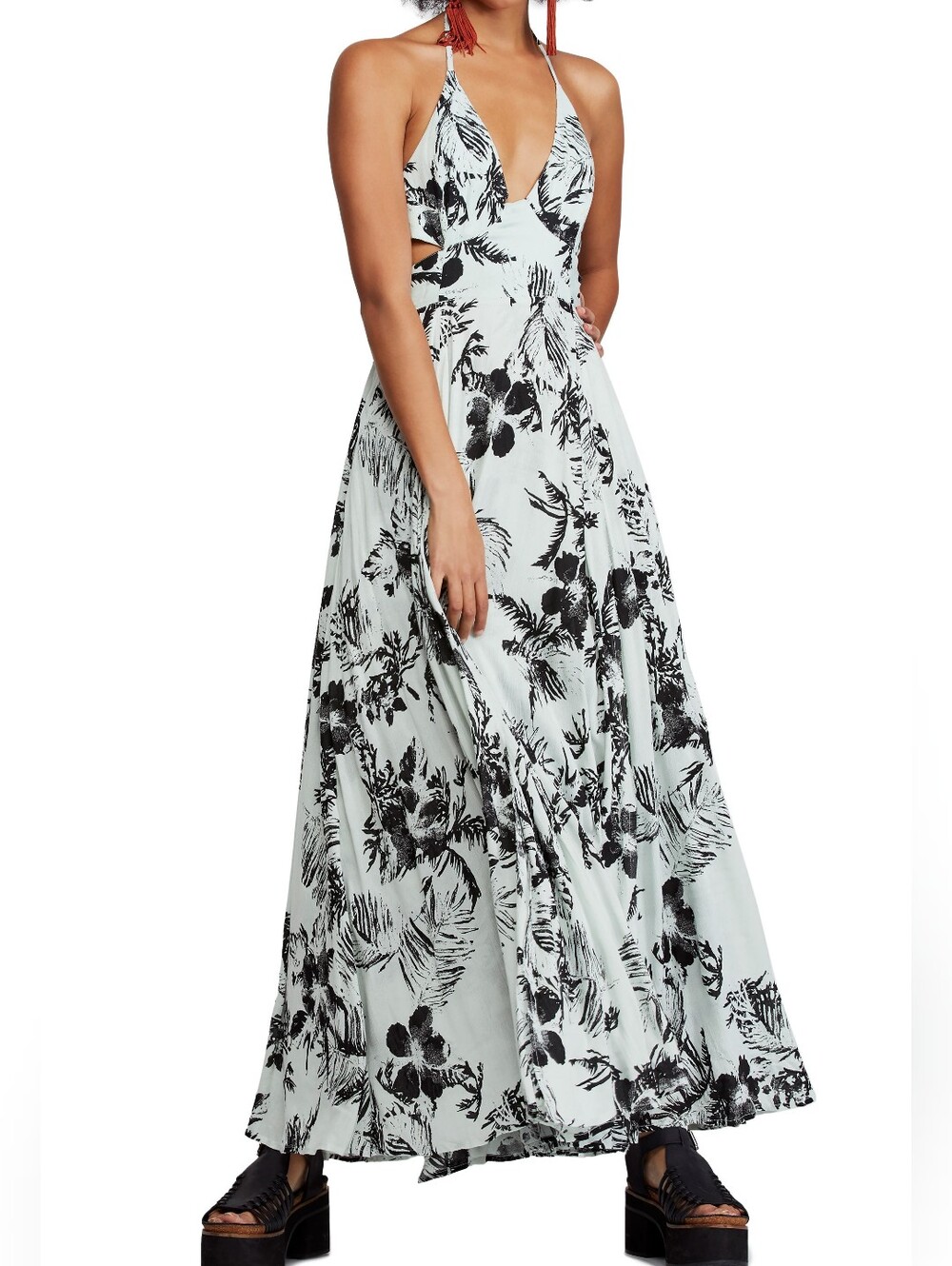 Free People Lille Print Maxi Dress